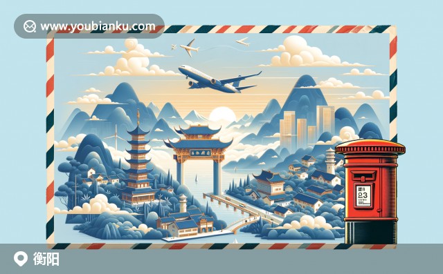 湖南衡陽衡陽縣郵票藝術(shù)：展示自然風(fēng)光、文化地標(biāo)與傳統(tǒng)郵政元素